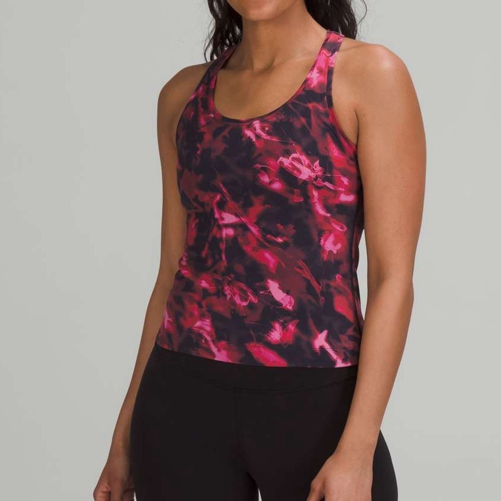 Lululemon Cool Racerback Short Tank Top *Nulu
Intensity Pink Blossom Multi 4
